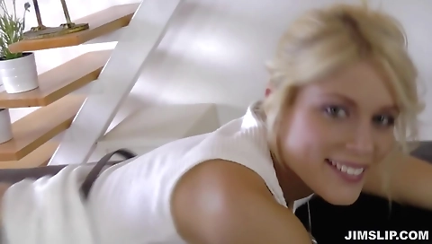 She's first time with a toy in the park