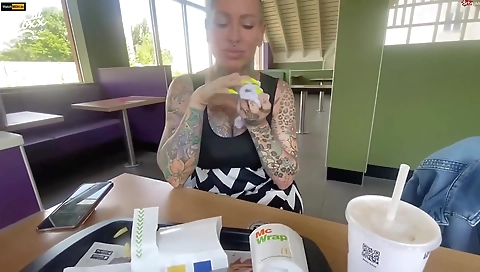 Big booty girl's ass is fucked