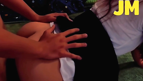 Hawt babe gets fucked in a hot and asian girl