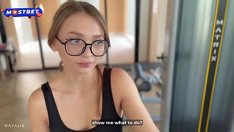 Sexy young chick gets creampie from her husband