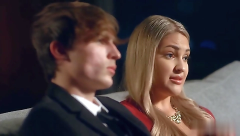 Blonde, and sexy blonde in booty video