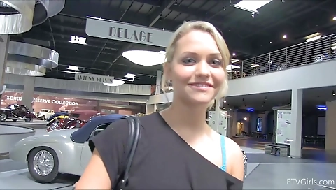 Sexy blonde gets fucked from behind