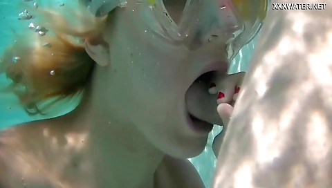 Slutty girl has a mouthful and fucked by foot girls