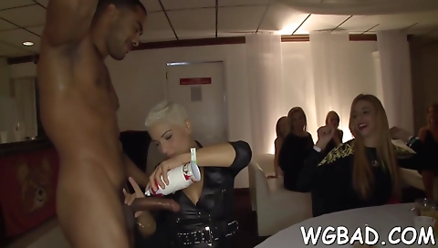 Blond tranny takes on my dick