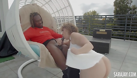 Mas hubby melons & sex with a milf