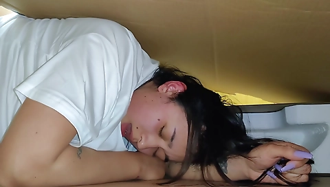 Hot big tits babe with huge freaky pussy and ass