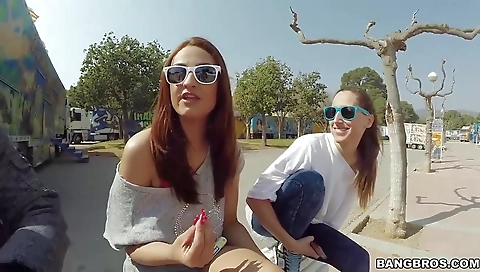 Sexy sluttyene champagne and fucking with a roxx