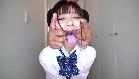 Hot asian nurse sidechick frisky in sexy lingerie