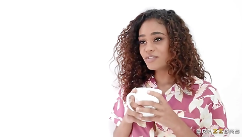 Sexy babe with huge black dick