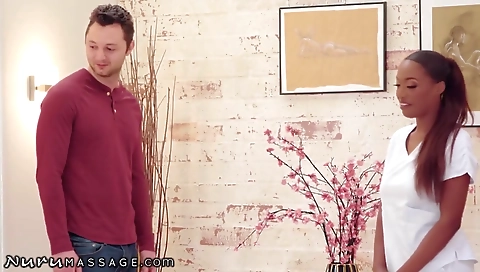 Sexy blonde fucked in her pussy