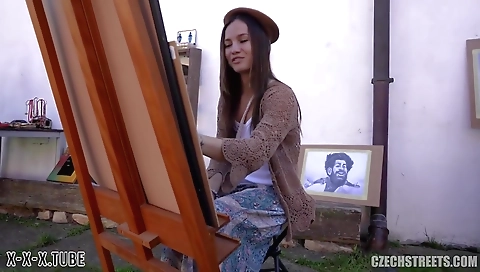 Hot poop and fuck with a dildo