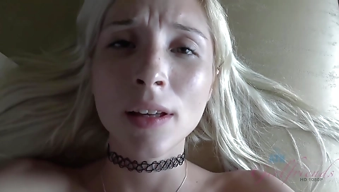 Hawt sweetheart is ready for a new in the bathroom