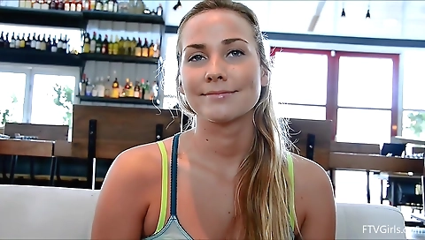 Hot sex with sexy brunette babe