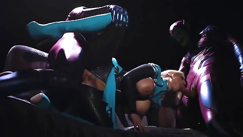 Hotest pornstar from a sex movie scene